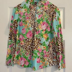 Gottex Life Style “Jungle Rose” Long-sleeved Golf Top